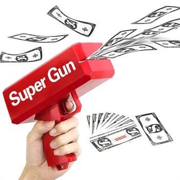 تفنگ پول پاچ (مانی گان) - ۳عدد باتری ا Money Gun