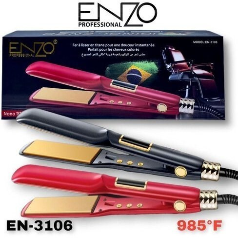 اتو موی حرفه ای کراتینه انزو پروفشنال ENZO PROFESSIONAL مدل EN-3106