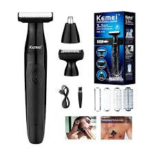 ریش تراش سه کاره کیمی مدل KEMEI Grooming Set 3 in 1 KM-114