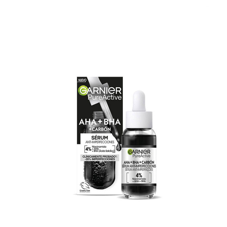 سرم لایه بردار زغال حاوی AHA+BHA و نیاسینامید حجم 30ml