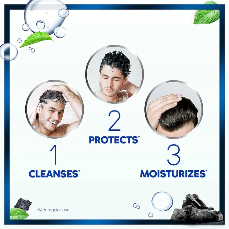 شامپو هد اند شولدرز ذغالی ضد ریزش عربی 400 میل CHARCOAL DETOX