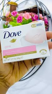 صابون داو با رایحه رز مدل Pink اورجینال وزن 135 گرم