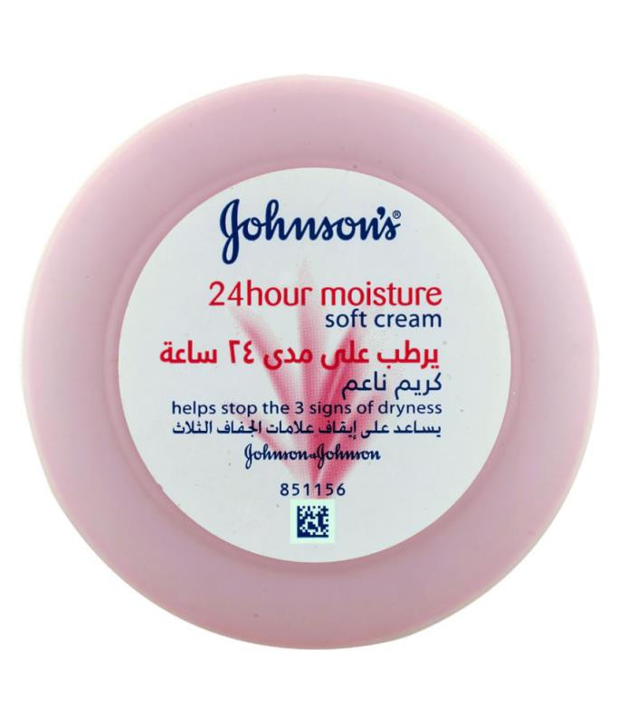 کرم مرطوب کننده دست و صورت جانسون حجم ۲۰۰ میلی لیتر