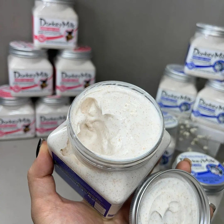 ژل اسکراب شنی شیر الاغ