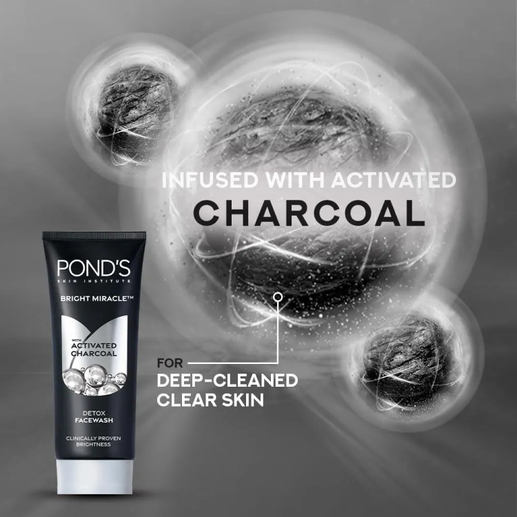 فیس واش زغال Pond's Bright Miracle