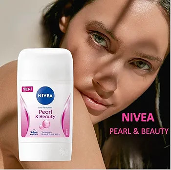 استیک جامد ضد تعریق دئودورانت نیوا NIVEA NEW STICK PEARL BEAUTY STICK 50 - طراحی ارگونومیک