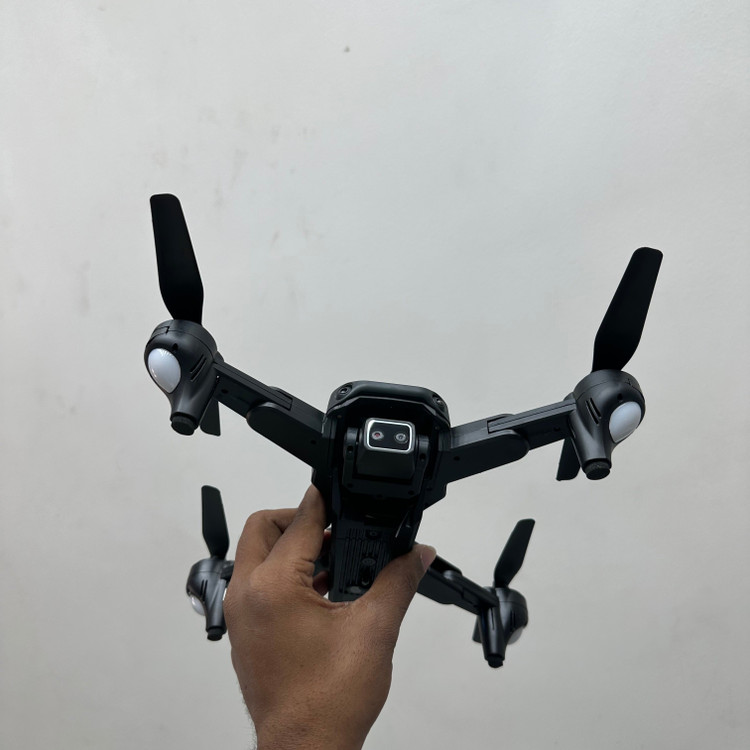 پهباد با دوربین DROE AIR Pro Air Professional Drone Wifi Fpv Mavic 4k HD Gimbal Dual 720p با کنترل از راه دور
