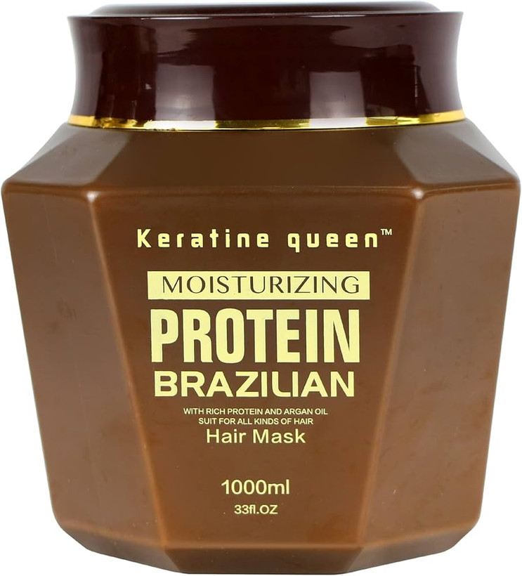 ماسک مو فری سولفات کراتین دار پروتئین کوئین 1000 میل انگلیسی Protein queen brazilian