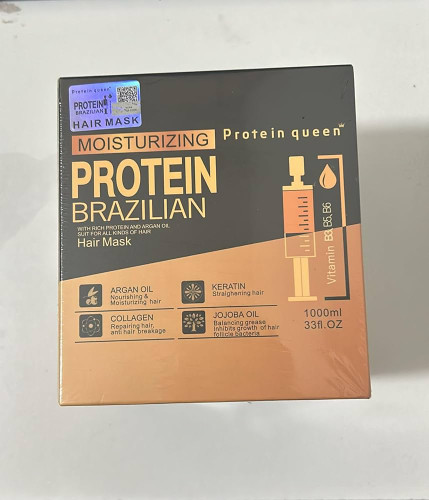 ماسک مو فری سولفات کراتین دار پروتئین کوئین 1000 میل انگلیسی Protein queen brazilian