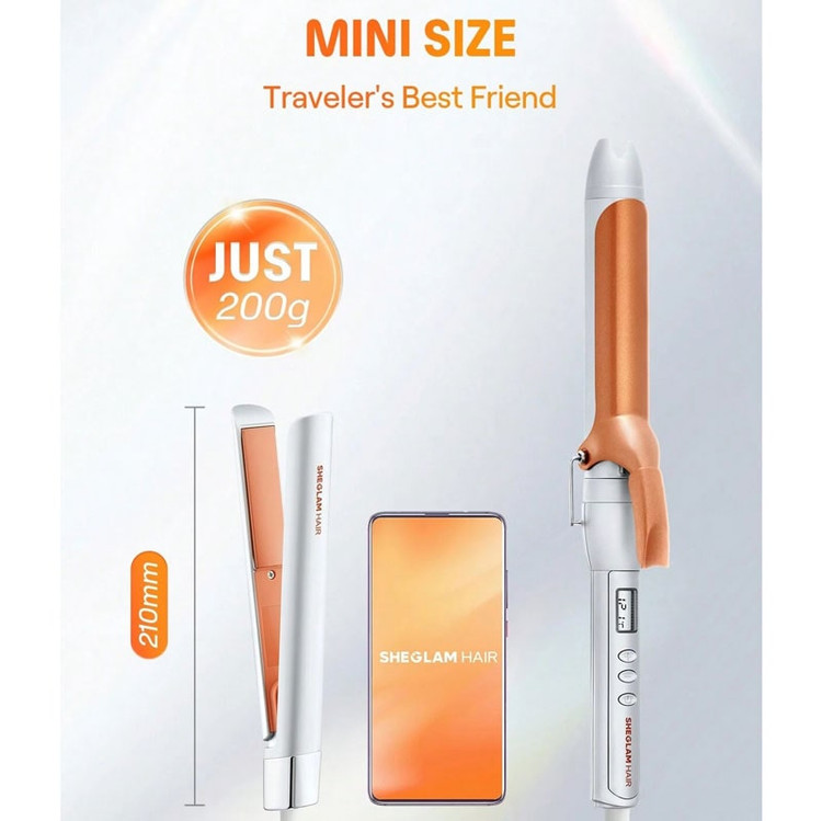 اتو مو مسافرتی شیگلم Travel Buddy Mini Hair Straightener