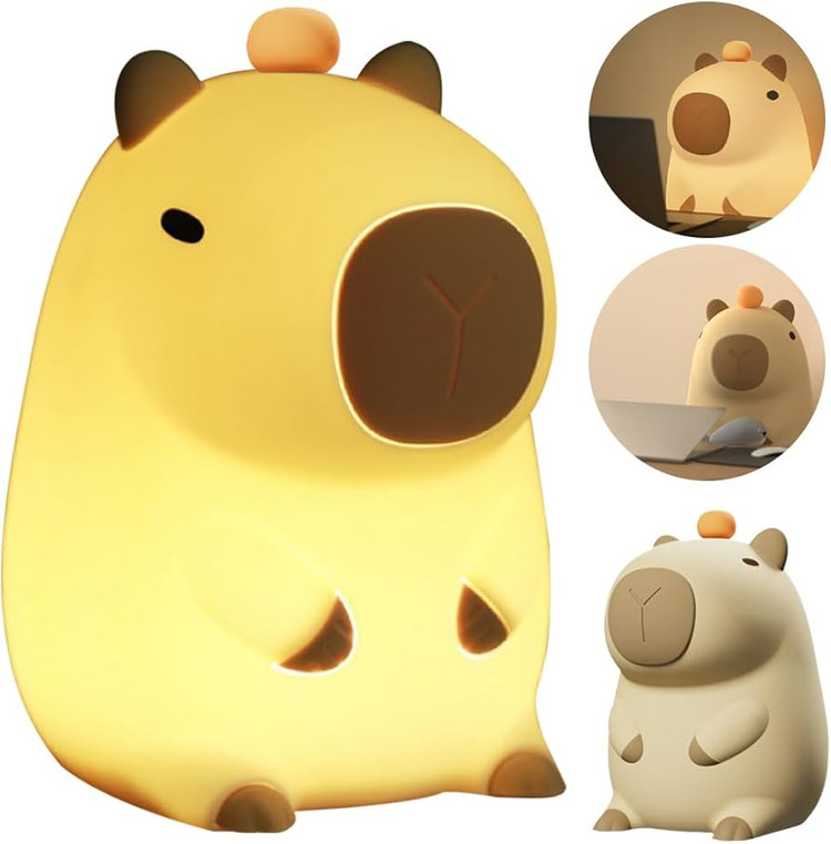 چراغ خواب سلیکونی Capybara