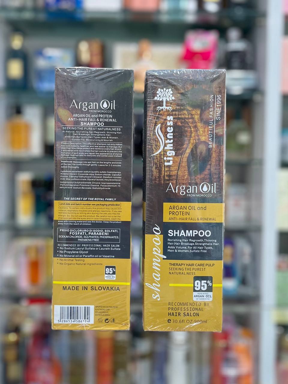 شامپو لایتنس، حاوی 95 درصد روغن آرگان خالص