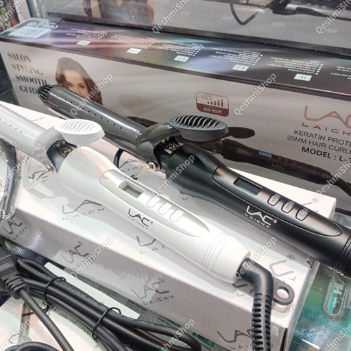 فر کننده مو حالت دهنده مو لایچی مدل KERATIN PROTEIN 25MM HAIR CURLER LAICHY L-31
