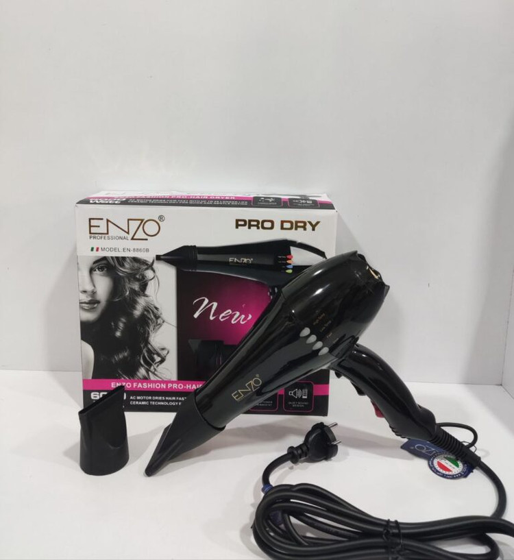سشوار حرفه ای سالنی انزو مدل ENZO EN-8860B ENZO