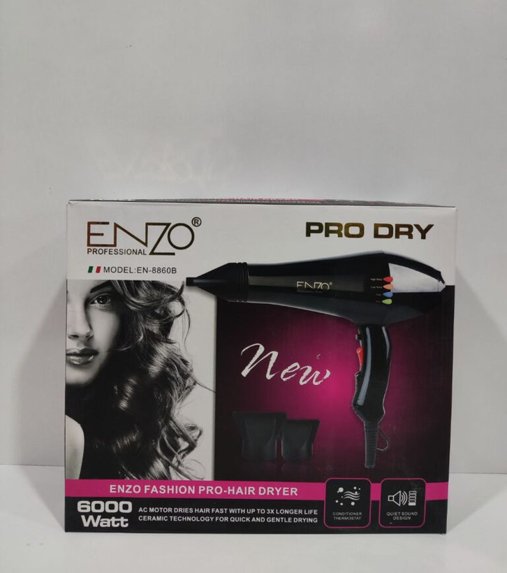 سشوار حرفه ای سالنی انزو مدل ENZO EN-8860B ENZO