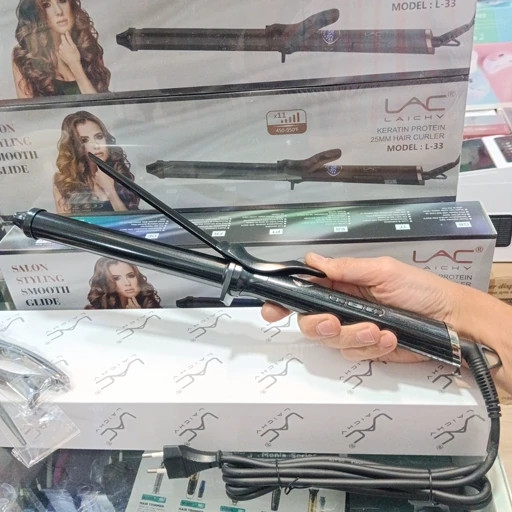 فرکننده مو لایچی میله بلند مدل KERATIN PROTEIN 25MM HAIR CURLER LAICHY L-33