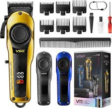 ماشین اصلاح حرفهای VGR 170 با اهرم تنظیم، قابلیت شارژ از طریق USB و نمایشگر LED