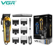 ماشین اصلاح حرفهای VGR 170 با اهرم تنظیم، قابلیت شارژ از طریق USB و نمایشگر LED