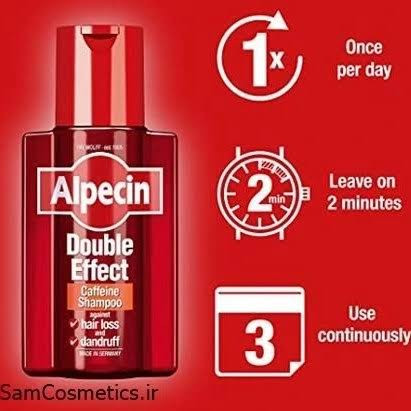 شامپو Alpecin مدل Double Effect Caffeine حجم 200 میلی لیتر