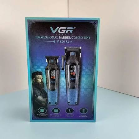 ست دو تیکه ماشین اصلاح حجمزن و خط زن vgr 879 s2