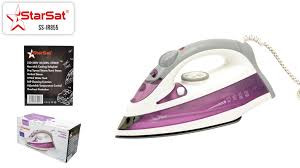 اتو بخار چندرنگ Star Sat مدل SS-IR855 با توان ۲۲۰۰ وات، دارای قابلیتهای خودتمیزشوندگی، کفی نچسب، اسپری آب، بخاردهی و بخار مضاعف - با فناوری اروپایی